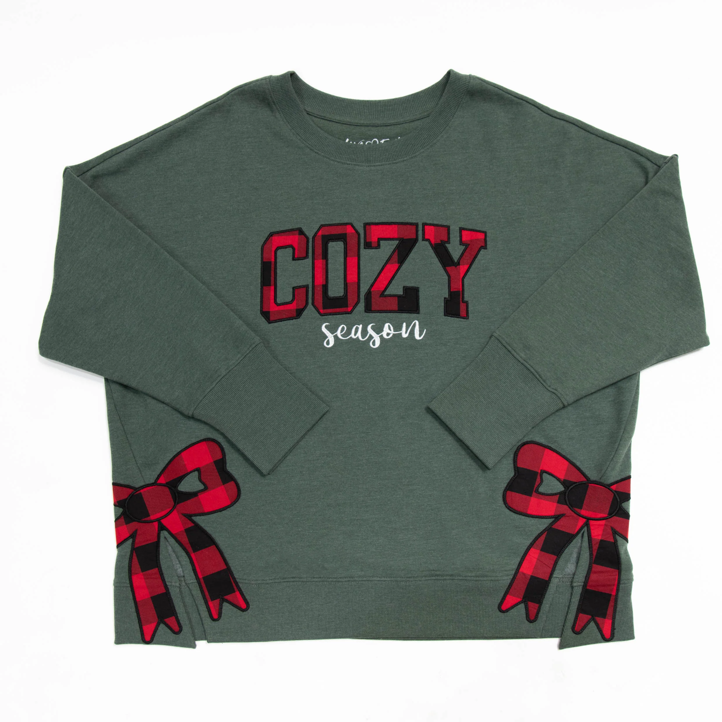 Cozy Season Side Slit Crewneck Sweatshirt - Image 6