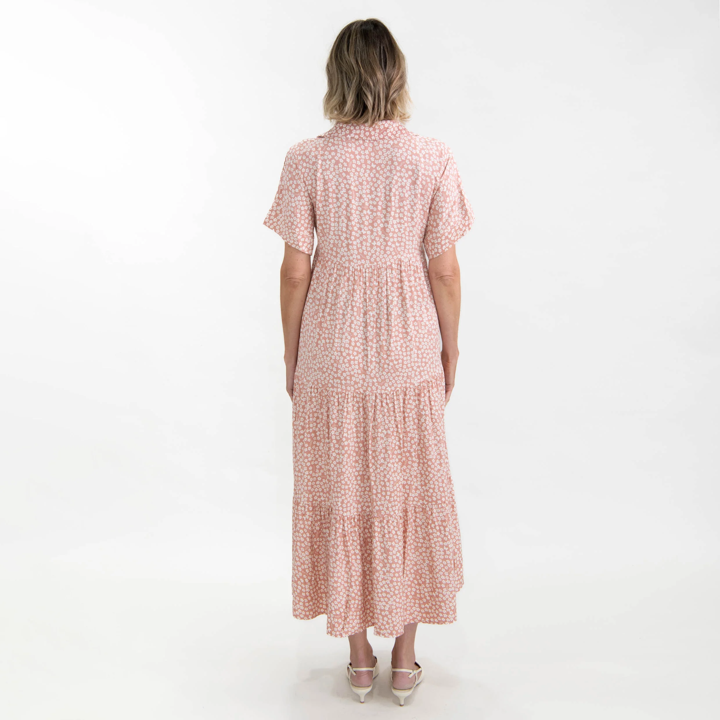 Faith Hope Love Ditsy Floral Print Dress - Image 2