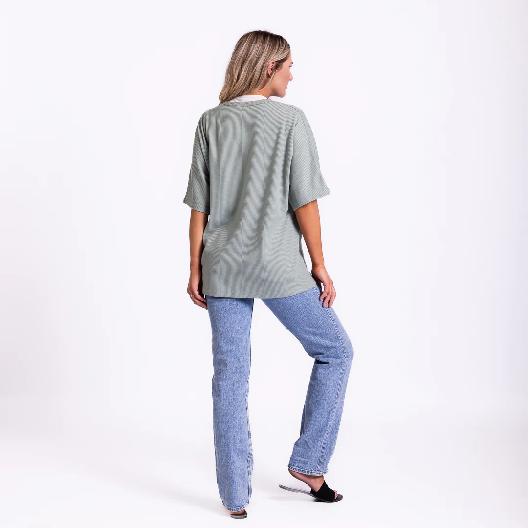 Faith Hope Love Waffle Knit Kimono - Image 6