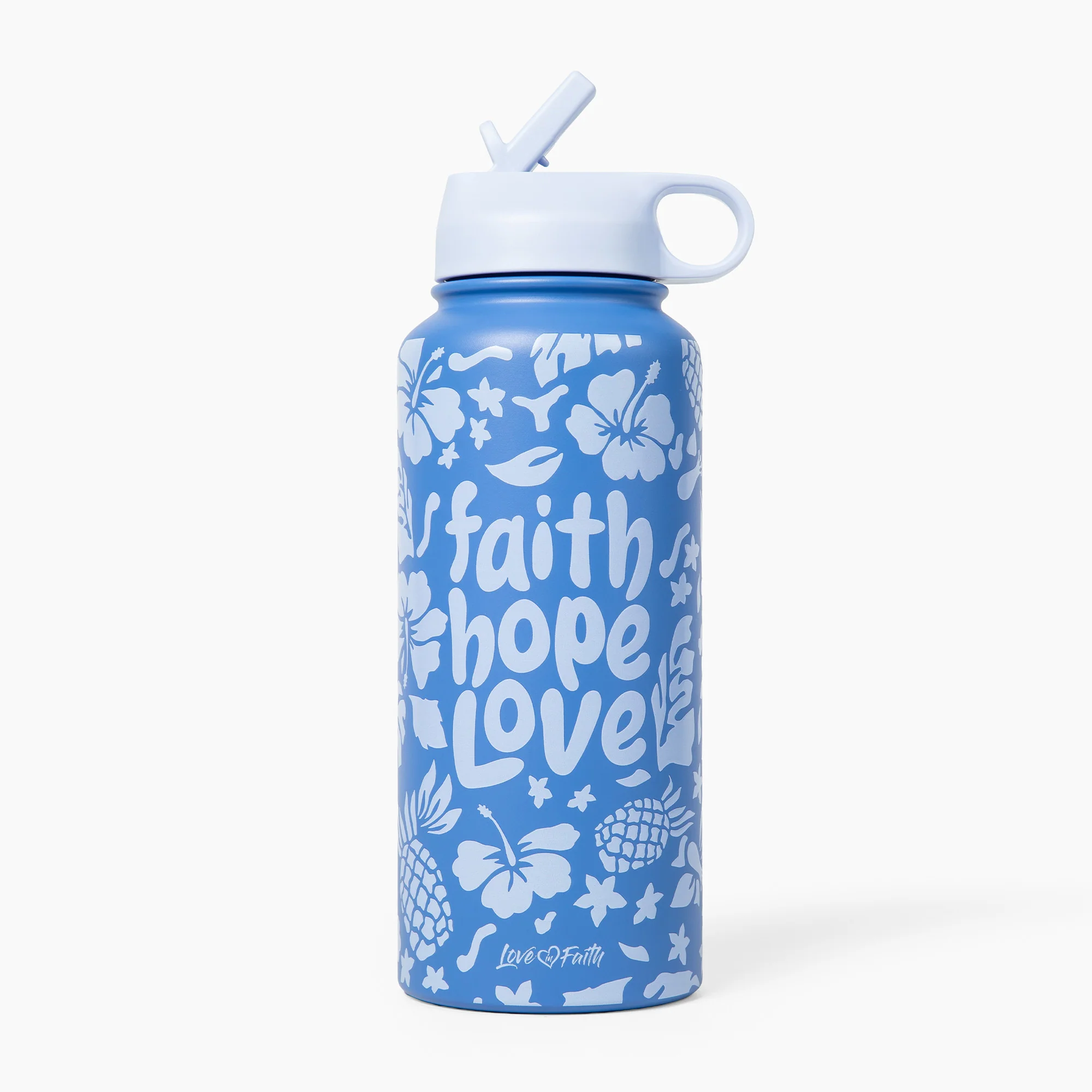 Faith Hope Love Stainless Steel 32 oz Bottle - Image 3