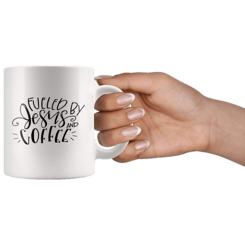 Fueled By Jesus And Coffee Mug 11oz - Image 3