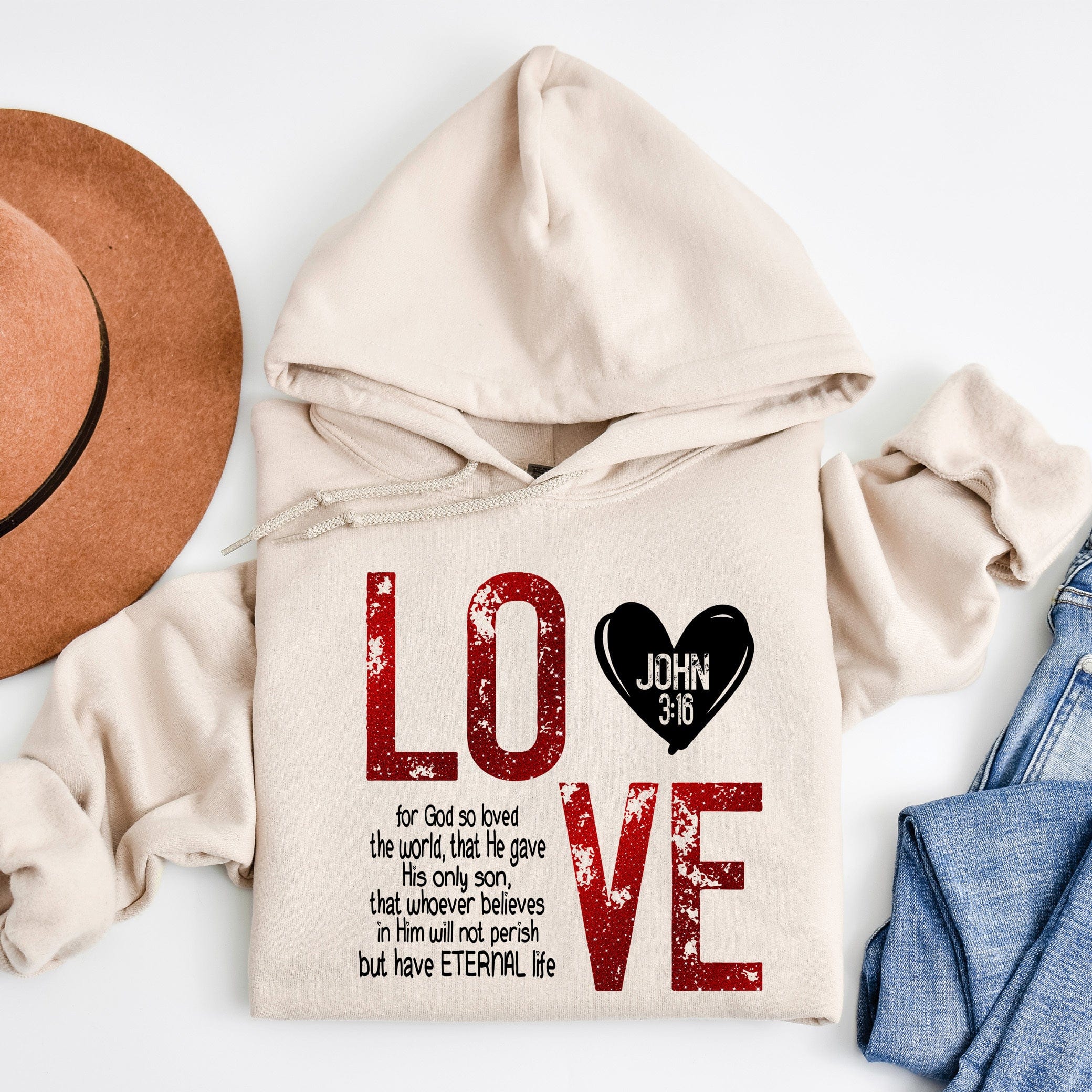 John 3:16 Pullover Hoodie - Image 2