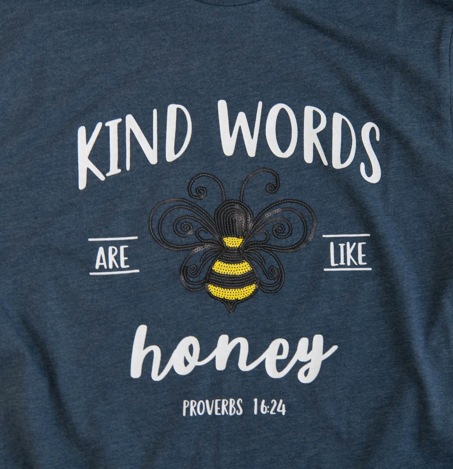 Kind Words Sequin Tee - Image 3
