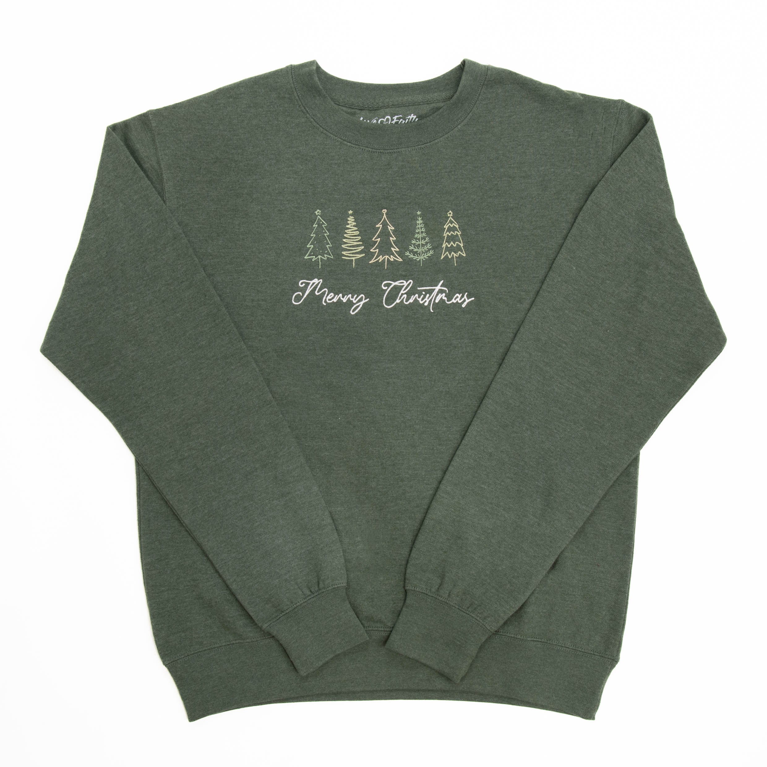 Merry Christmas Embroidered Sweatshirt - Image 3