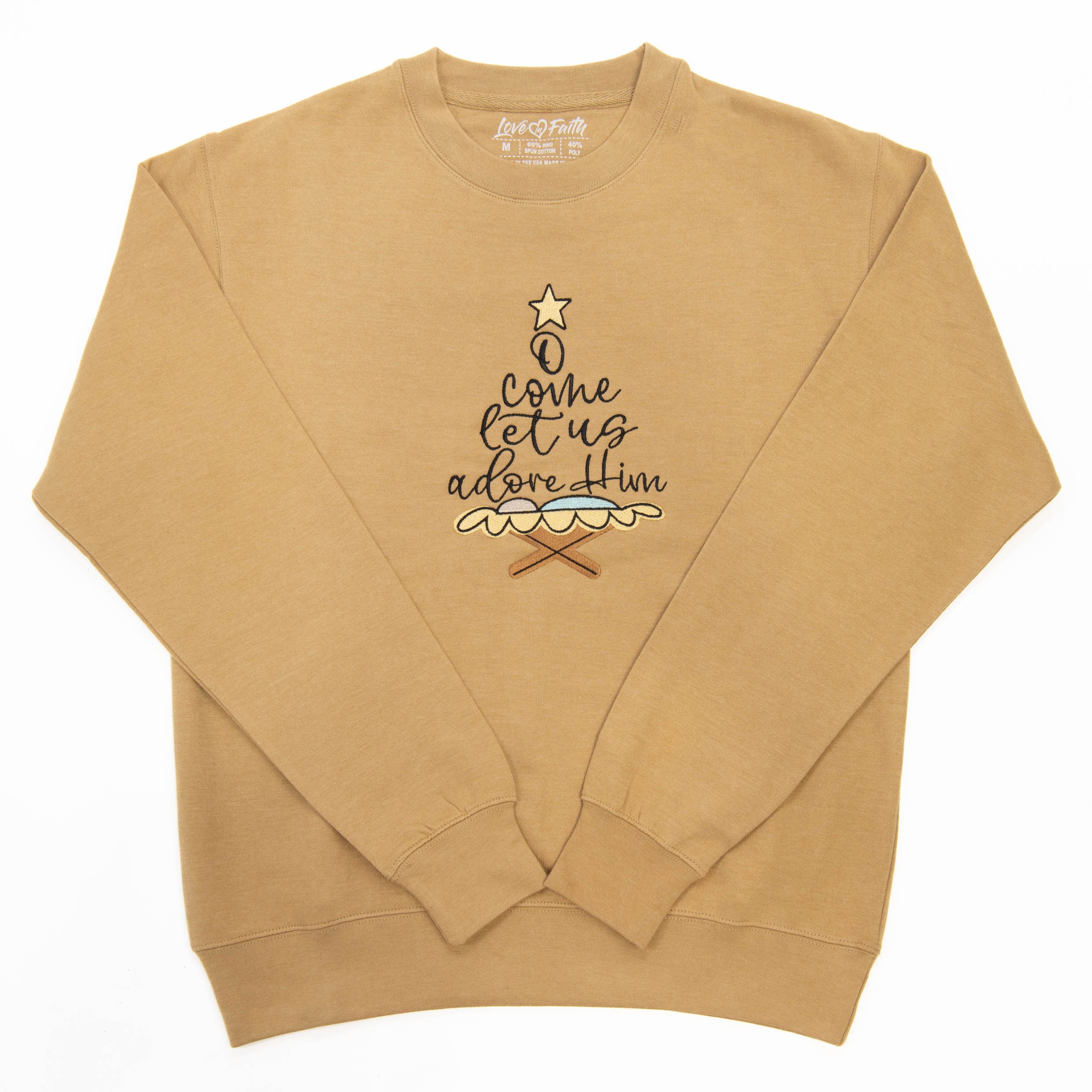 O come Let Us Adore Him Sweatshirt - Image 3