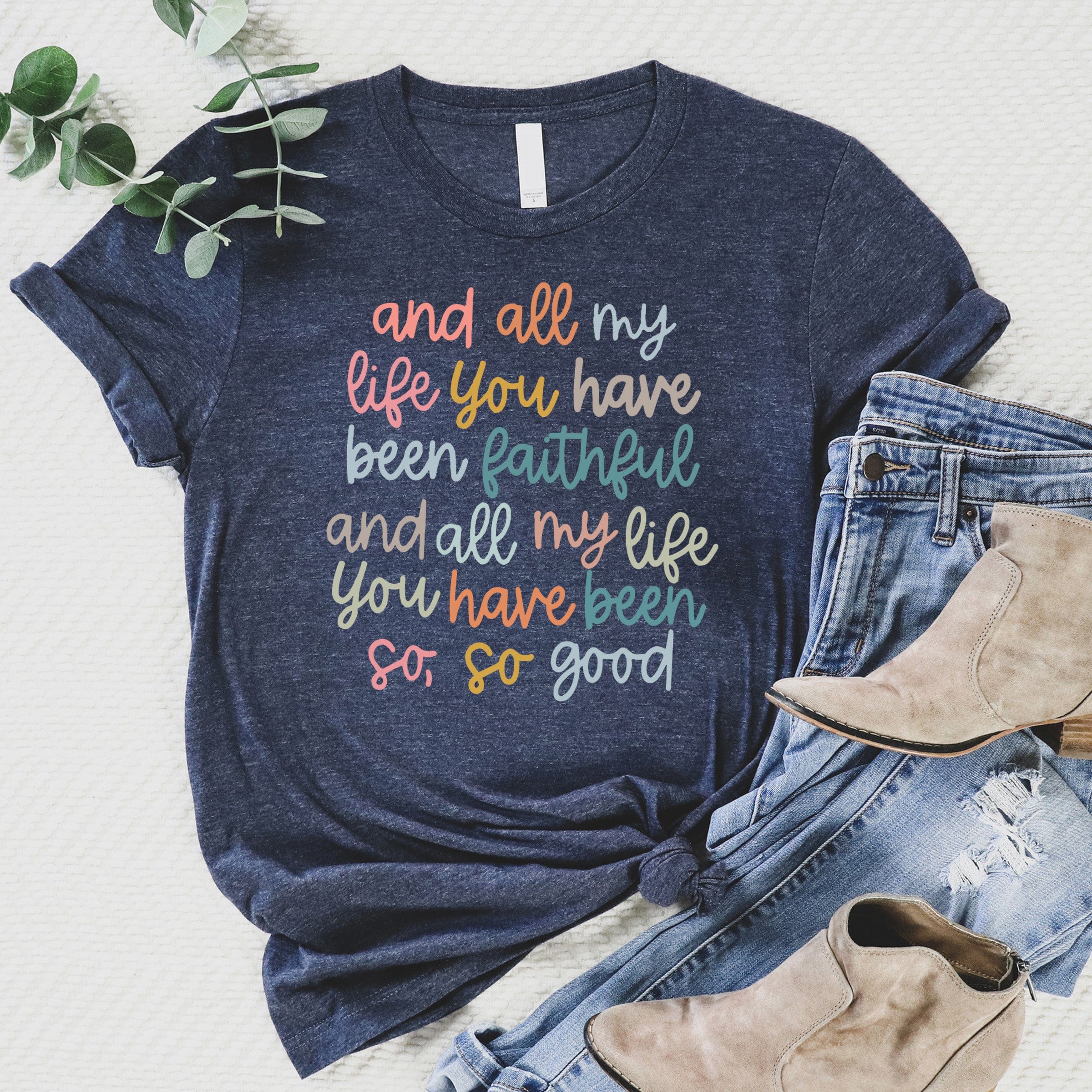 Love in Faith Super Soft Christian Tees | “Normal Isn’t Coming Back,” “So So Good,” “Faith Cross” & More Bible Verse T-Shirts, Cozy Religious Gifts for Women - Image 3