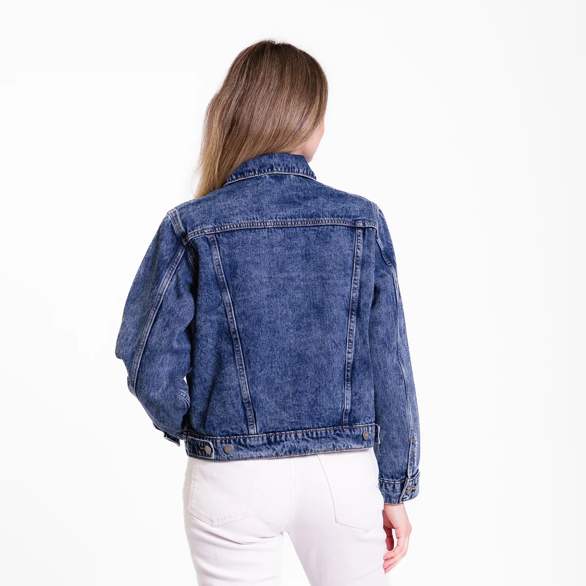 Vintage Washed Spirit Lead Me Denim Jacket - Image 3