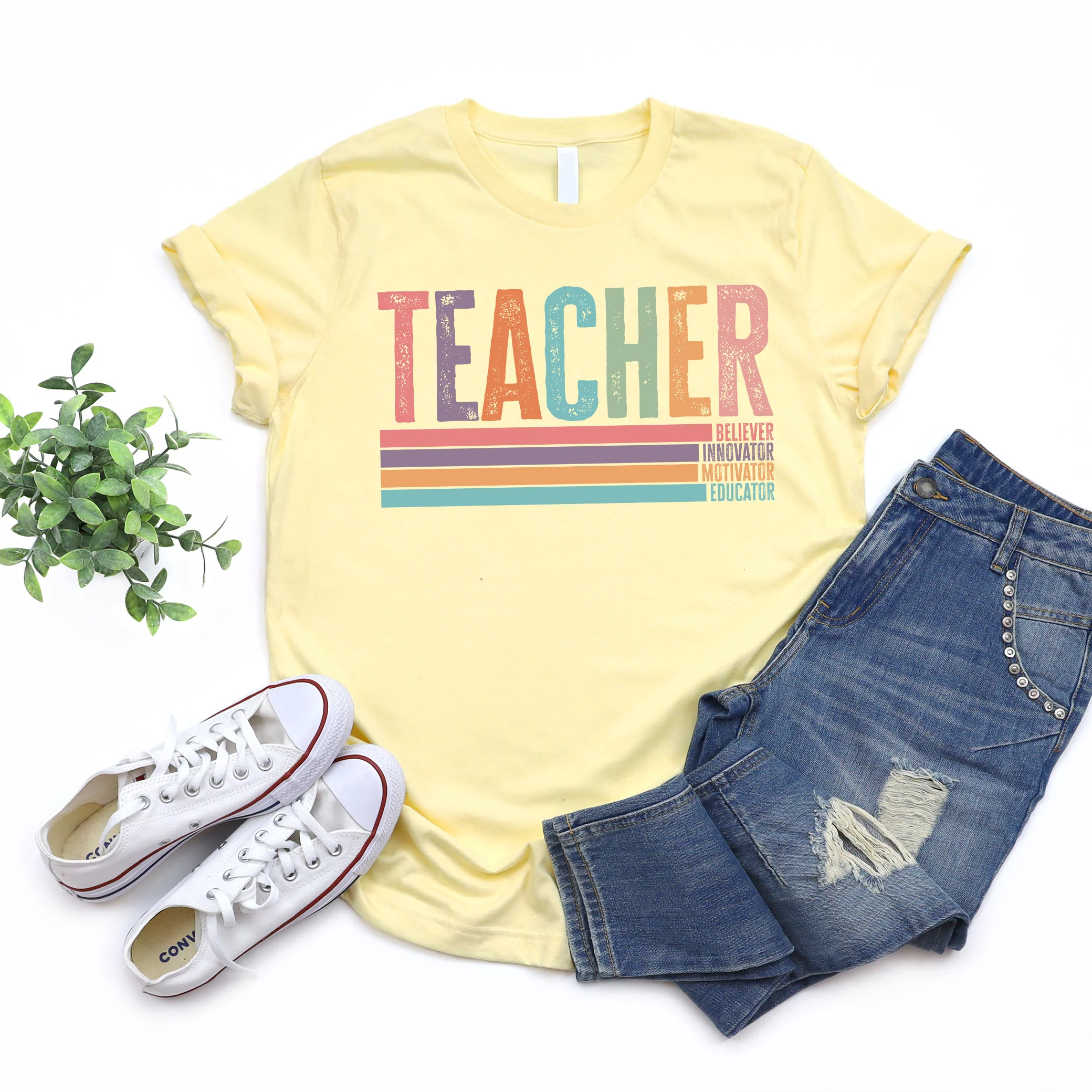 Teacher Retro Tee - Image 2