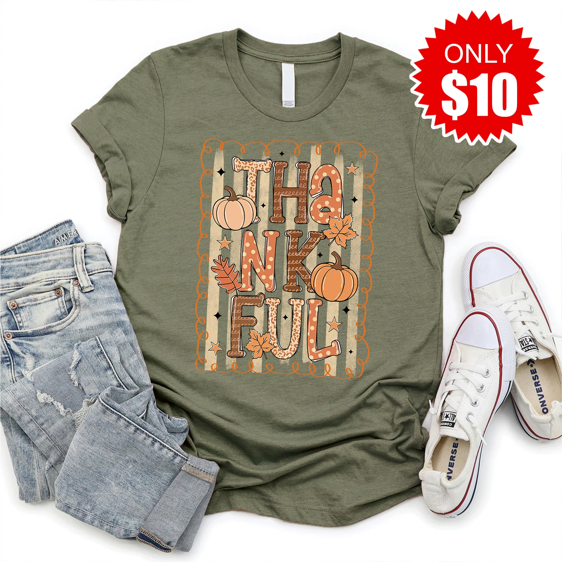 Thankful Pumpkin Tee - 10
