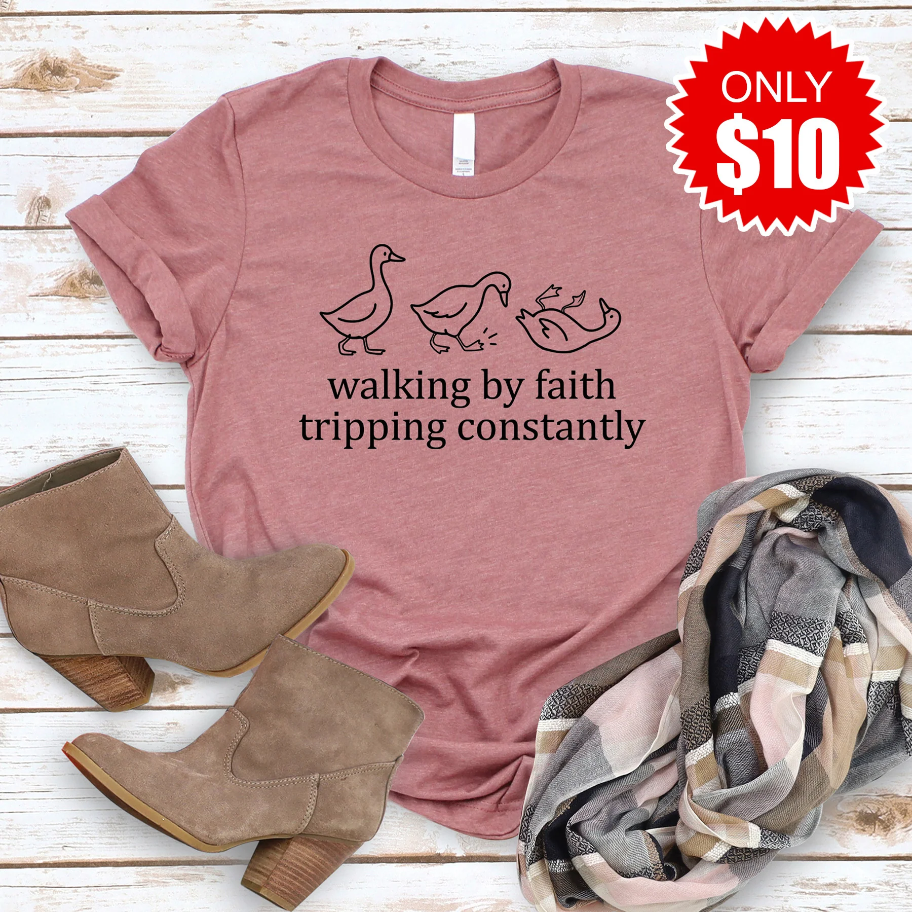Walking By Faith Tee - 10