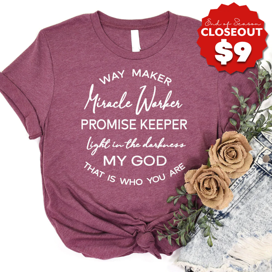 Way Maker Lyrics Tee