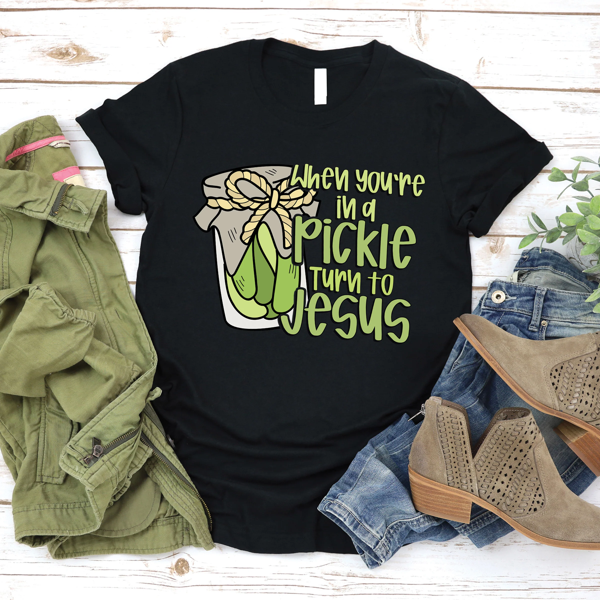 When You're In A Pickle Tee - Image 2