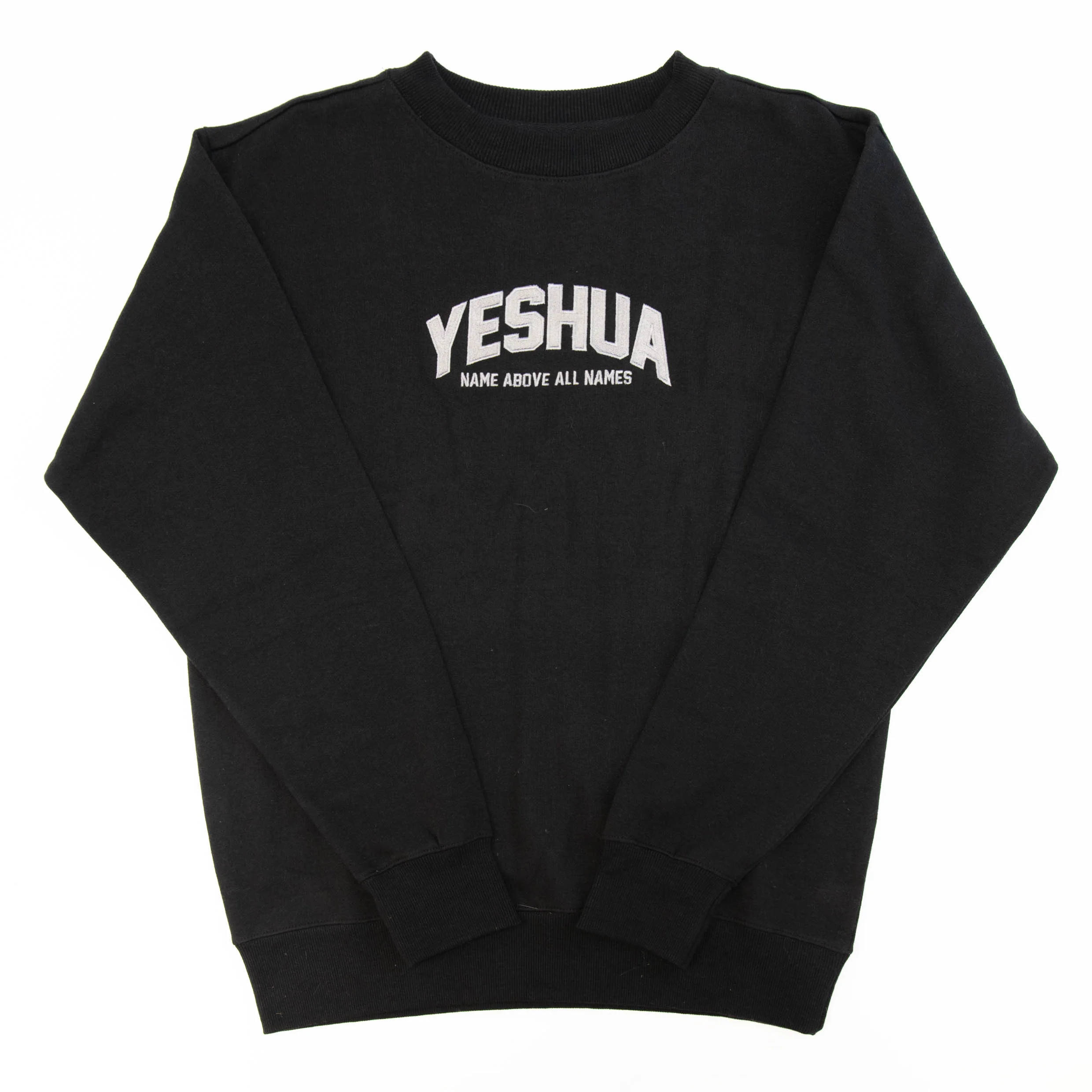 Yeshua Embroidered Crewneck Sweatshirt - 20 - Image 3