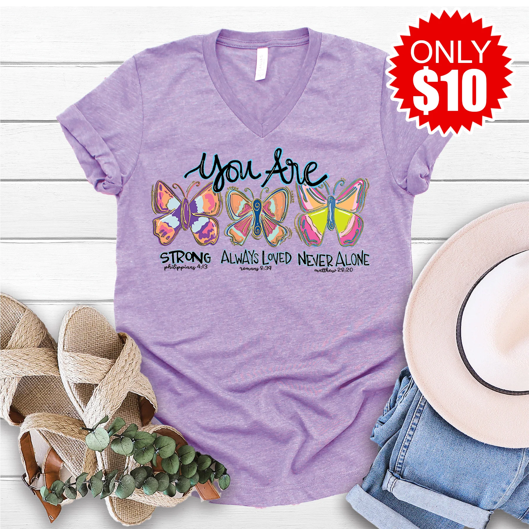 You Are Trio V-Neck - 10